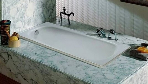 Чугунная ванна Roca Continental 160x70 21291200R с антискользящим покрытием фото 4