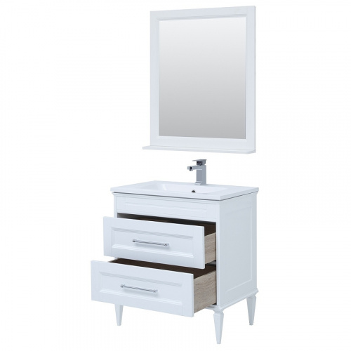 Комплект мебели для ванной Aquanet Бостон M 80 259387 подвесной Белый матовый фото 14