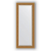 Зеркало Evoform Exclusive 133х53 Состаренное золото с плетением