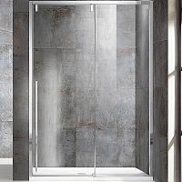 Душевая дверь Vincea Lugano 160х195 VDS-1L160CL-1 профиль Хром стекло прозрачное