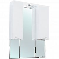 Зеркало со шкафом Bellezza Эйфория 100 4619117180015 с подсветкой Белое