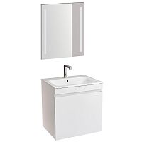 Комплект мебели для ванной Geberit Renova Plan 60 529.915.01.6 подвесной Белый глянец