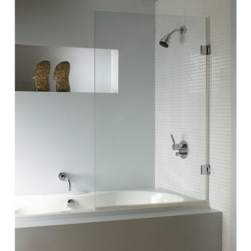 Шторка на ванну Riho VZ Scandic NXT X107 90 P GX01052C2 профиль Хром стекло прозрачное