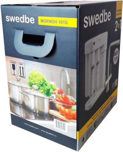 Смеситель для кухни Swedbe Selene Plus K8144M с фильтром Нержавеющая сталь фото 5