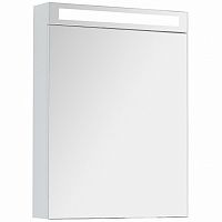Зеркальный шкаф Dreja Max 60 77.9005W с подсветкой Белый глянец