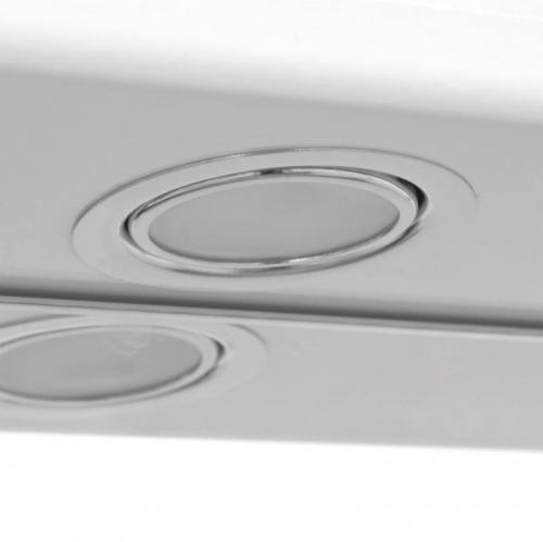 Зеркало со шкафом Style Line Эко стандарт Панда 90 С с подсветкой Белый глянец фото 3