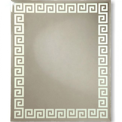 Зеркало Континент Кипр 540х640 45600 c матированным рисунком